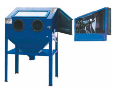 Cabina de arenado neumática | grande