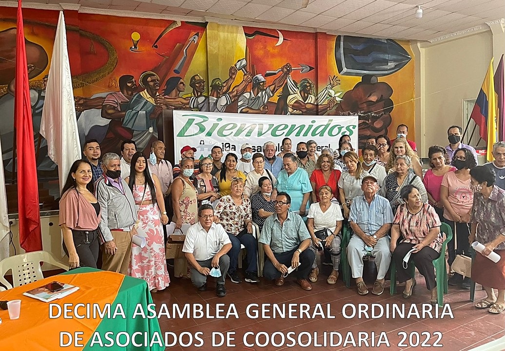 DECIMA ASAMBLEA GENERAL ORDINARIA DE ASOCIADOS DE COOSOLIDARIA