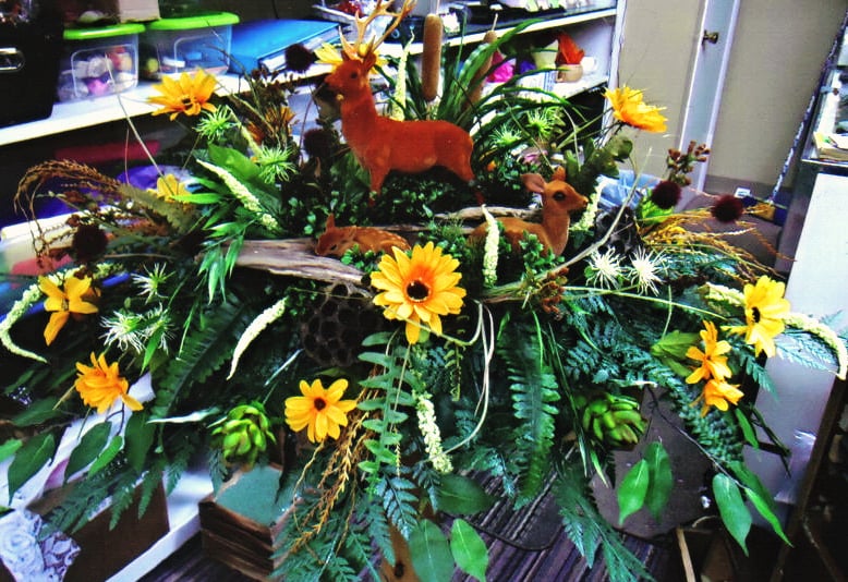 (16)  &quot;NATURE&apos;S LOVE&quot;  
Wildflower Mix
   w/ Deer
     $350.00