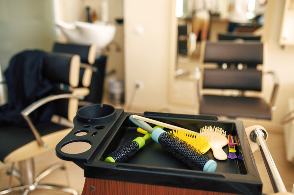 Hair Salon styling tools