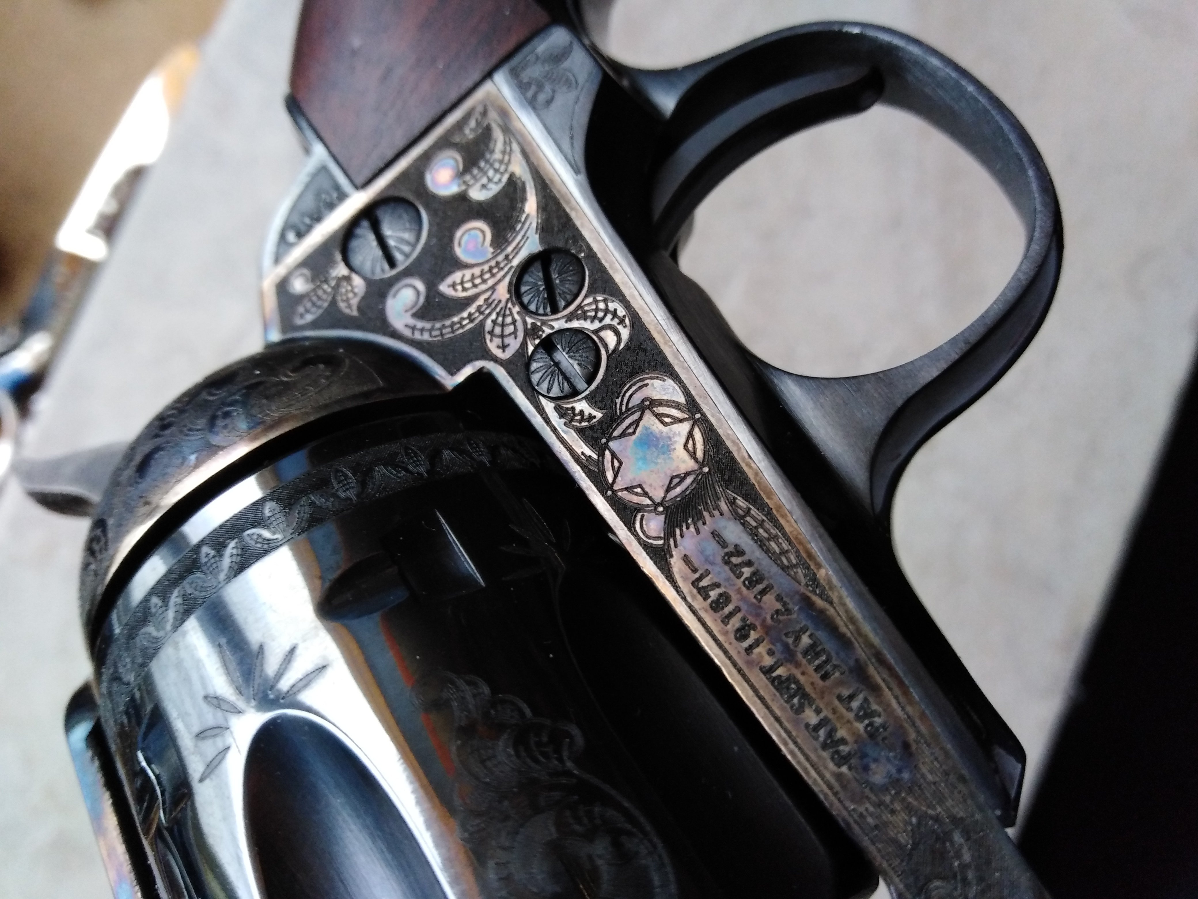 Pietta Colt SAA Full Steel Engraved