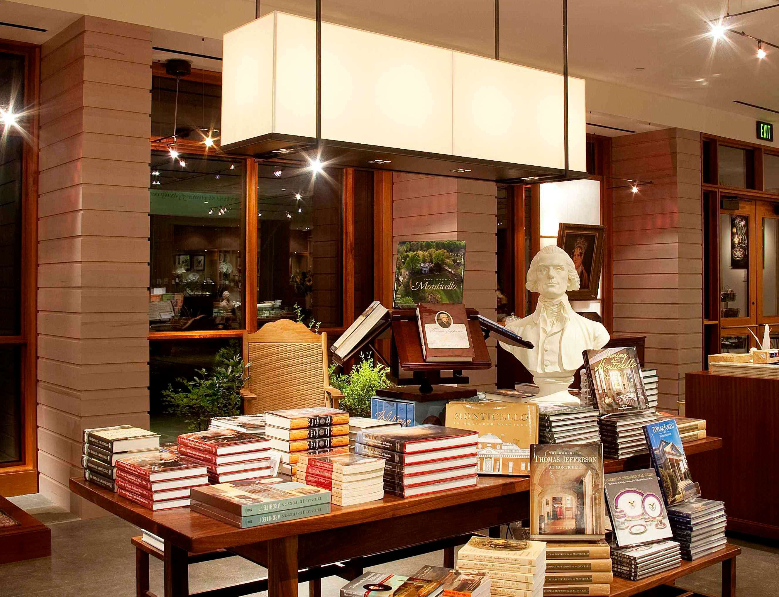 Monticello store design, close up