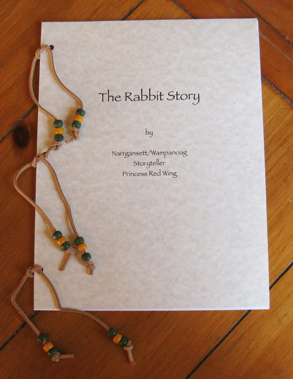 Wampanoag Rabbit story coloring book Thanksgiving many hoops
