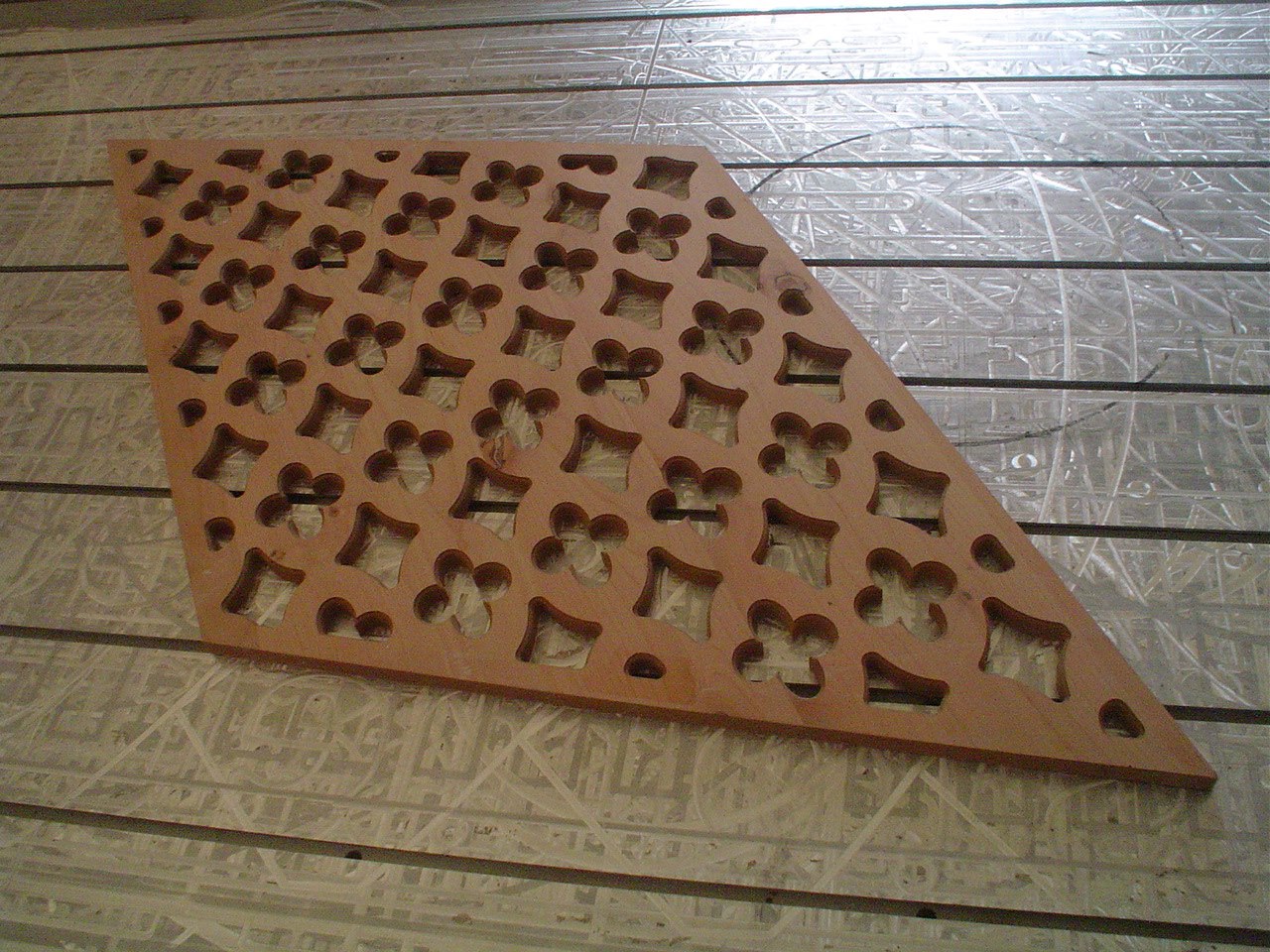 Routed Staircase Panel