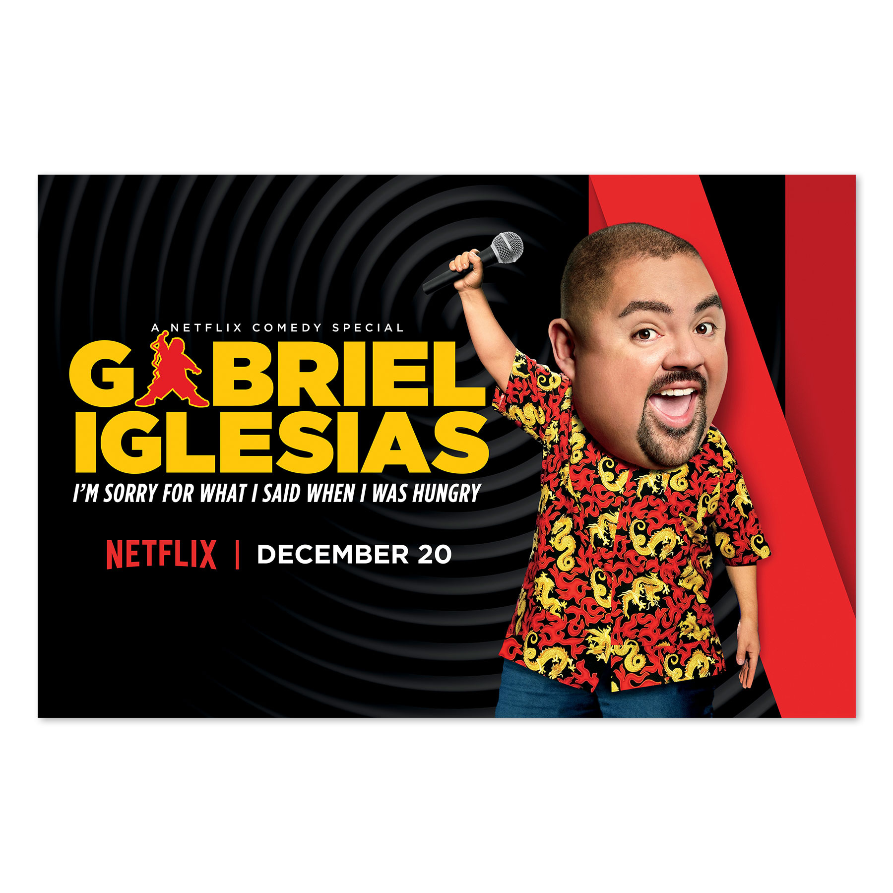 Gabriel Iglesias Digital Banner for Netflix