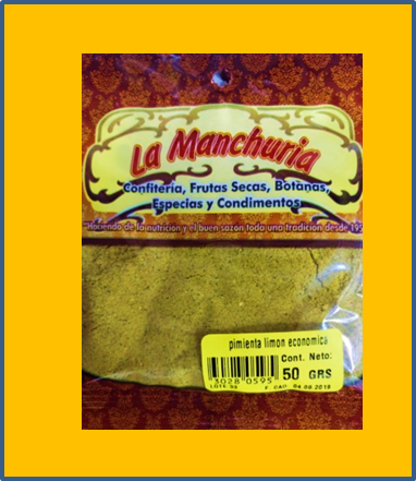 PIMIENTA LIMÓN ECONÓMICA
50 GRS