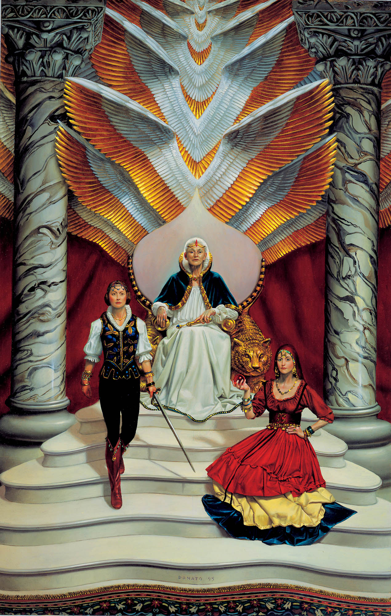 Tiger Burning Bright
27" x 18"  Oil on Panel 1995