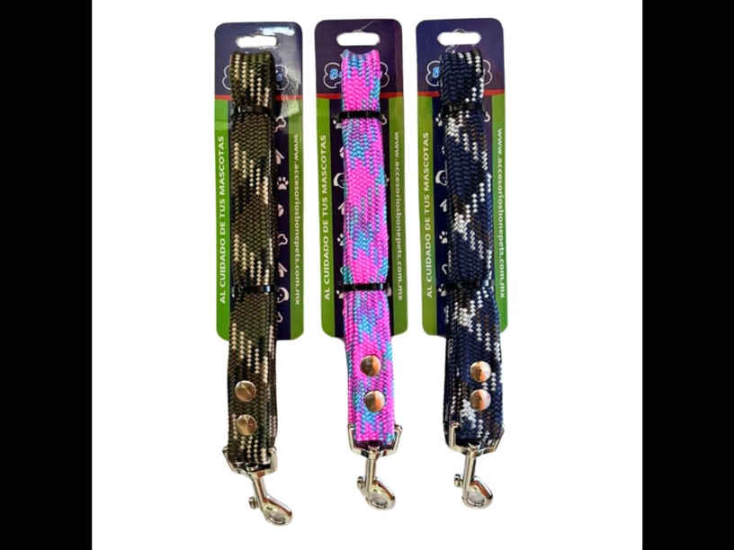 CORREA PLANA TEJIDA 120CM
 (CANDY)