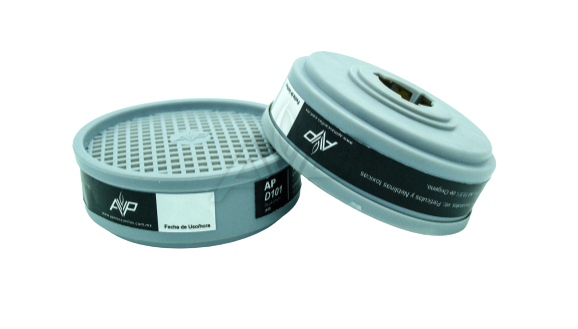 CARTUCHO CONTRA VAPORES ORGÁNICOS Y 
ACETONAS AP GRD-101