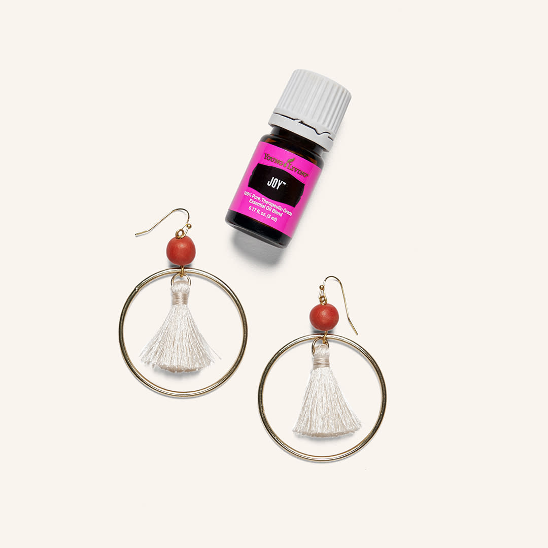 Joy, my perfume, and love the diffuser earrings ;) 