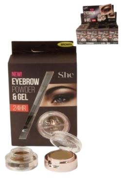 EG116DB
EYEBROW POWDER & GEL DARK BROWN
