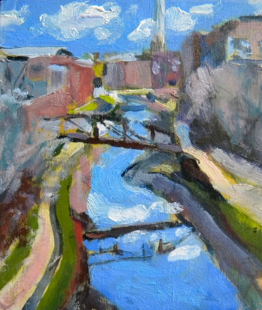 Francis, Georgetown Canal, 6x5 Oil