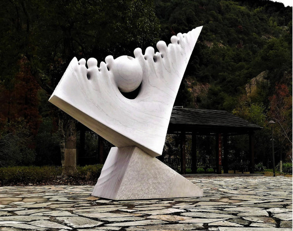 Cosmic Symphony - marble -  Sculpture Park - Wenzhou - China