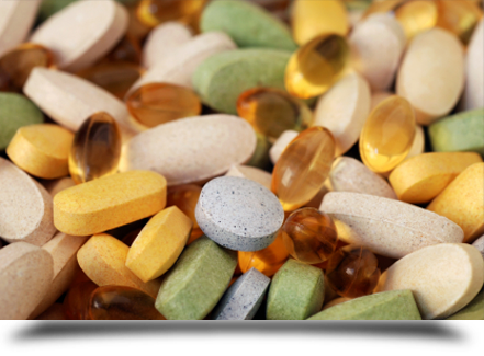 Various vitamins and nutritional supplements||||