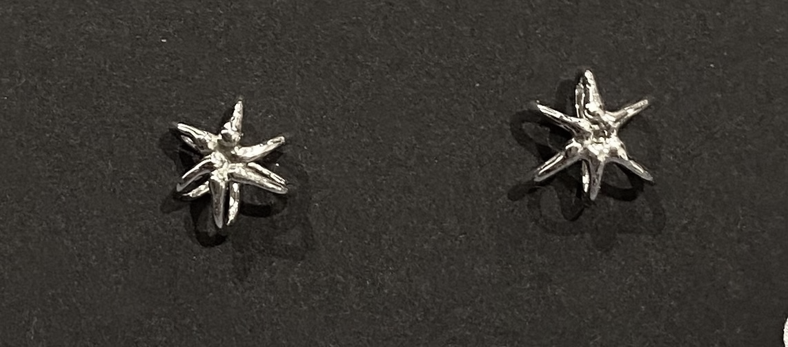 Small Urchin Stud Earrings 
Sterling
$60