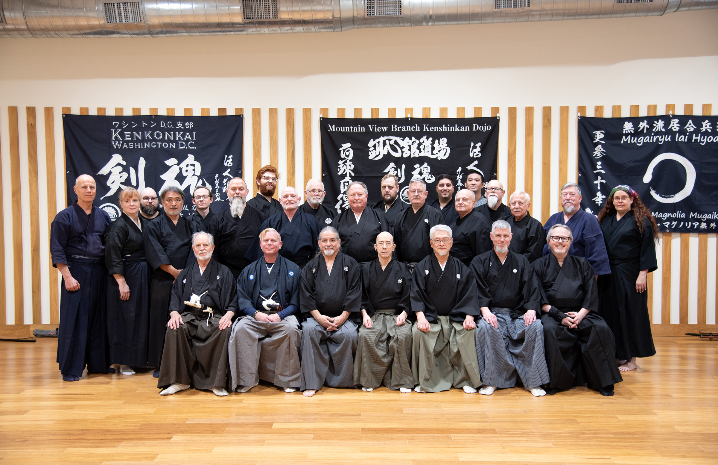 Group photo of participants - kenshi from Japan, London/Turkey, Washington D.C., Maryland, Virginia, Florida, Michigan, Arizona, San Diego, LA, Bay Area CA, and several locations in Texas.