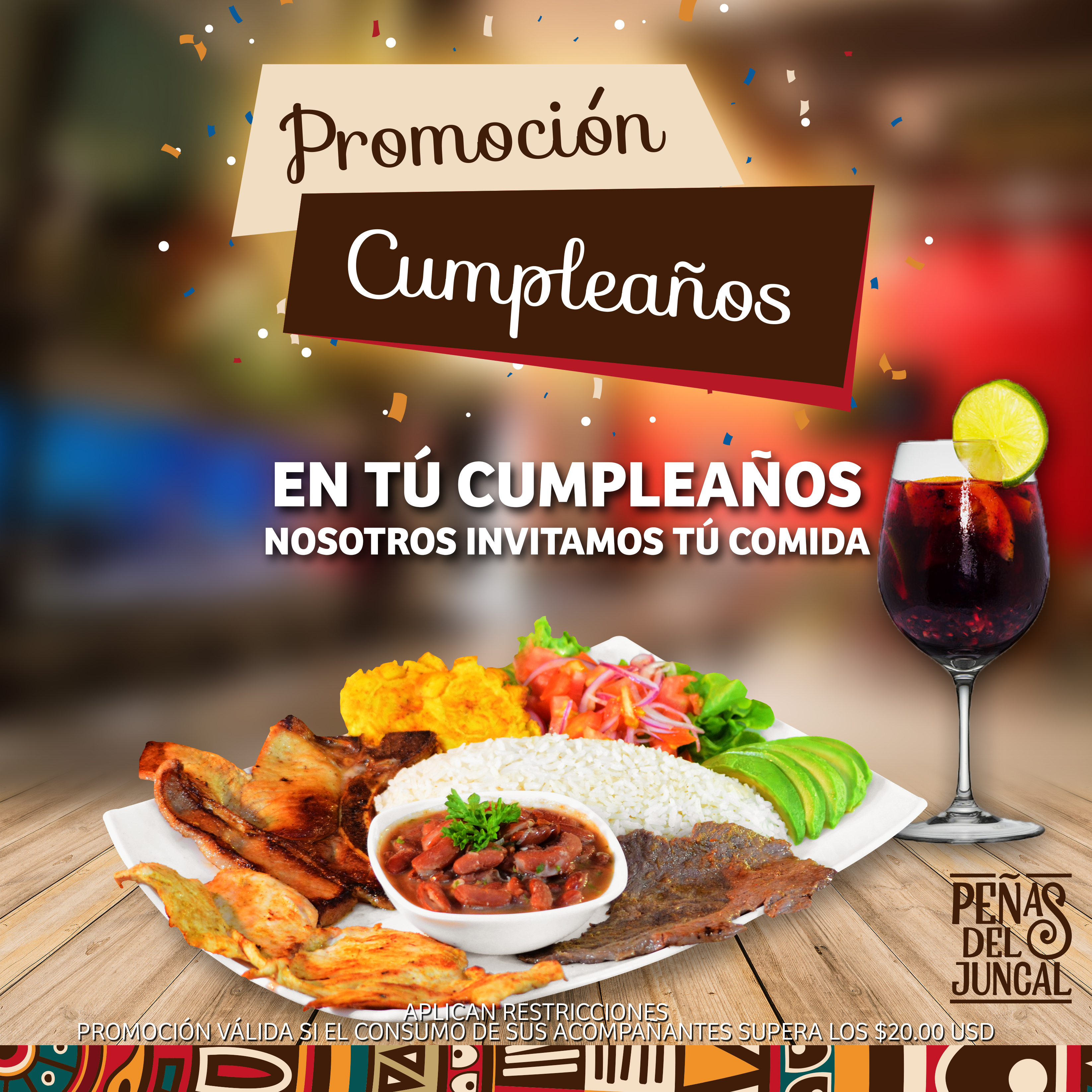 Promoción para los cumpleañeros