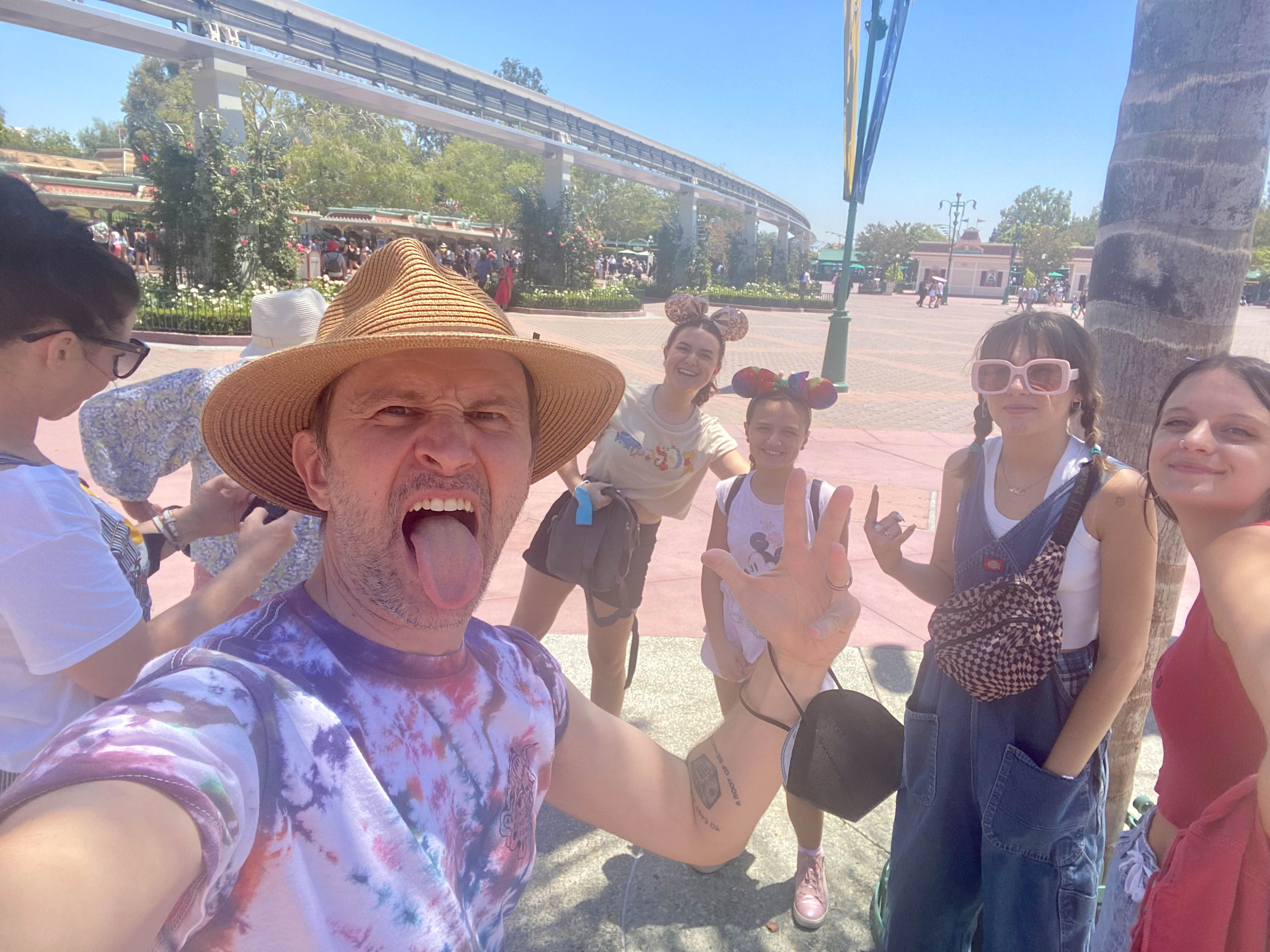 And we went to DisneyLand