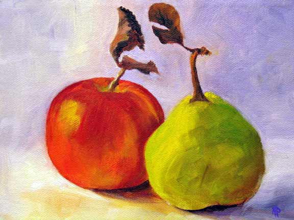 Gossip - 6"x 8" Oil on Canvas Panel Sold