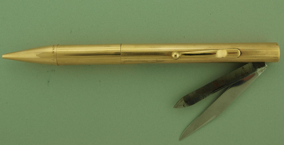 Solid 14KT Gold Pencil/Knife