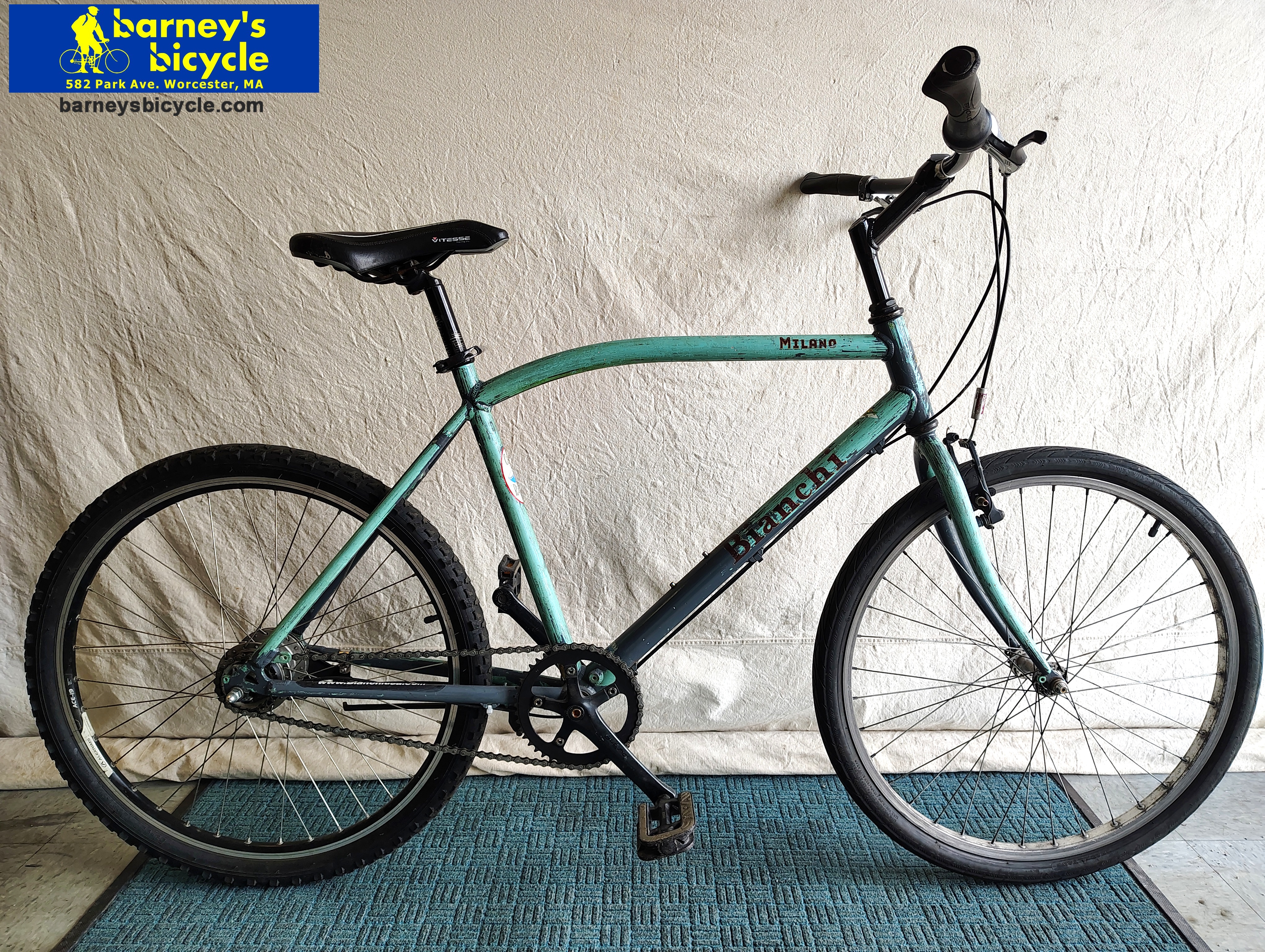 Bianchi Milano, Internal 8spd
Frame Size: 20" LG / Rider Height: 5'10-6'1
$249.00