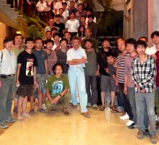 With  students - Huian, China- 2011