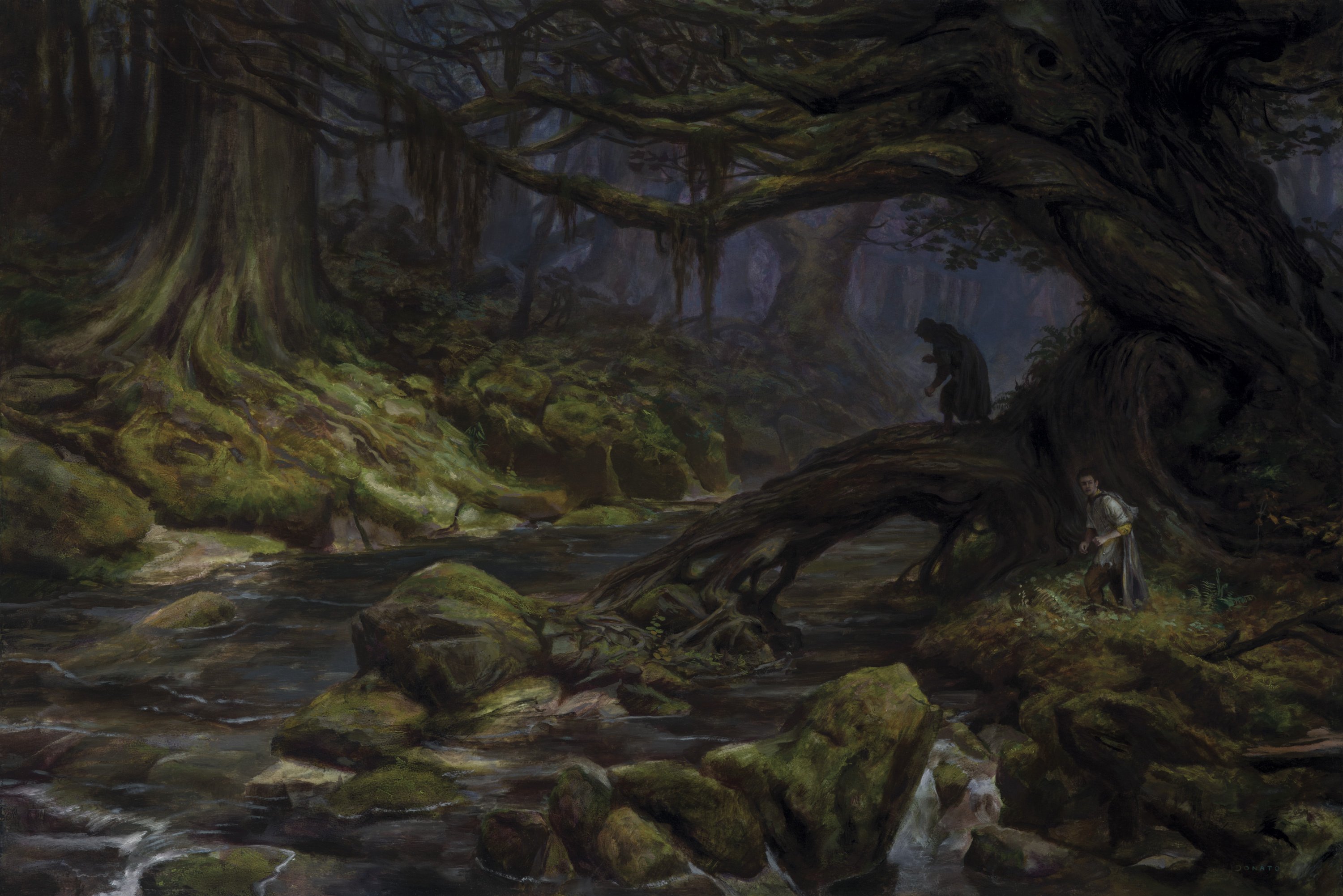 Fangorn Forest - Merry and Pippin
24" x 36" Oil on Panel  2018
private collection