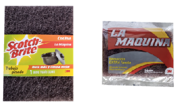 Brillos La Maquina 3m Grande y Pequeño
Códigos: 2203 y 2218