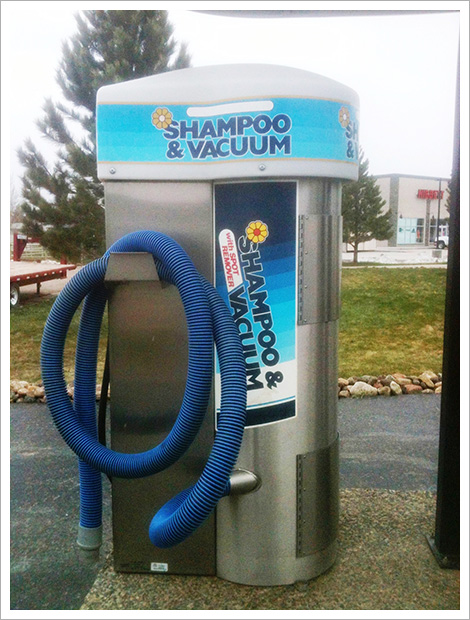 Shampoo and vacuumer with pump||||