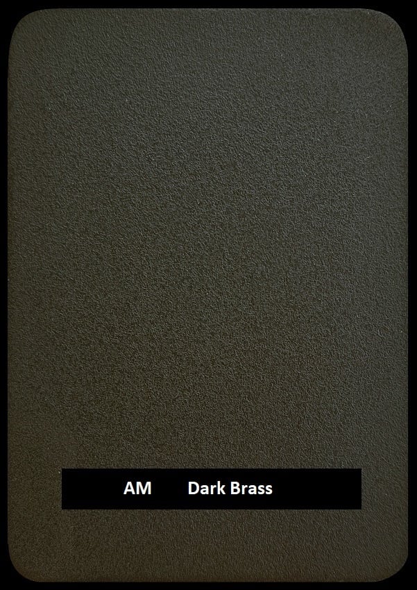 AM Dark Brass metal finish.