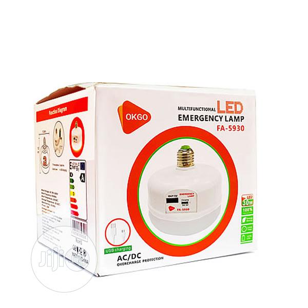 FA-3915
FOCO RECARGABLE
PRENDE AUTOMATICO AL CORTE DE CORRIENTE ELÉCTRICA
( 3 PILAS RECARGABLES 30W )