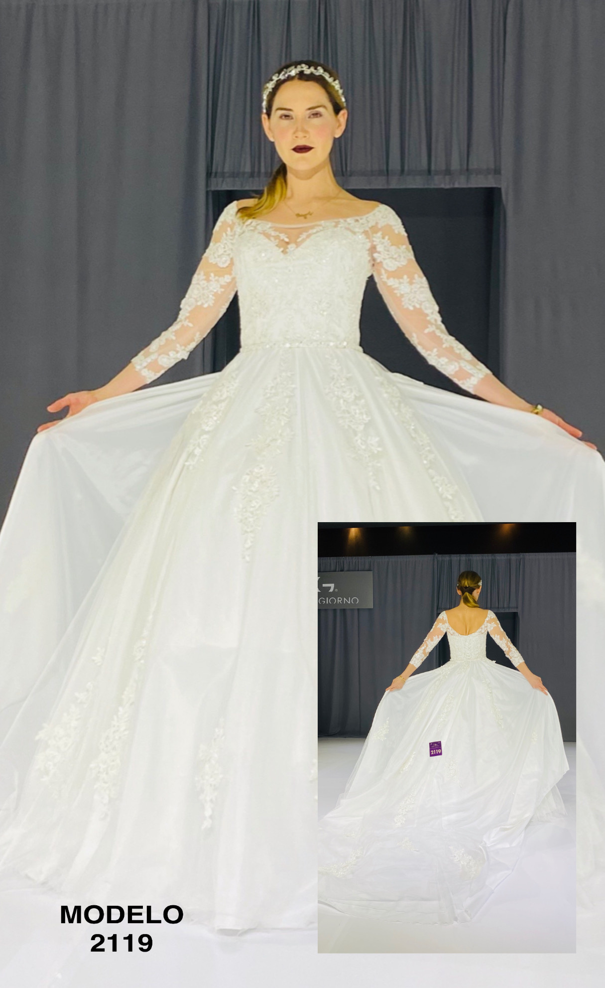 Bride holding a bouquet of roses