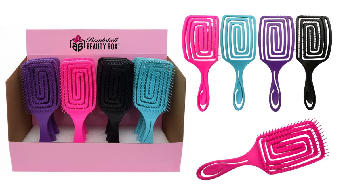 BR-396
HAIR BRUSH NEON SQUARE 12 UNIT DISPLAY
UPC: 812462034574
240 CS PACK