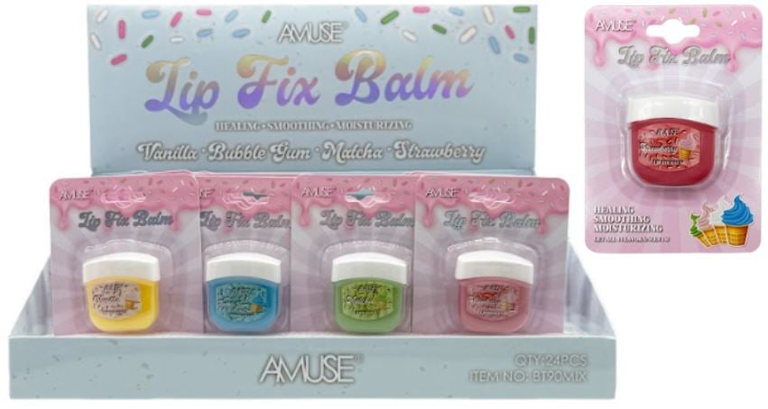 BT90MIX
LIP FIX BALM
24 PC DISPLAY