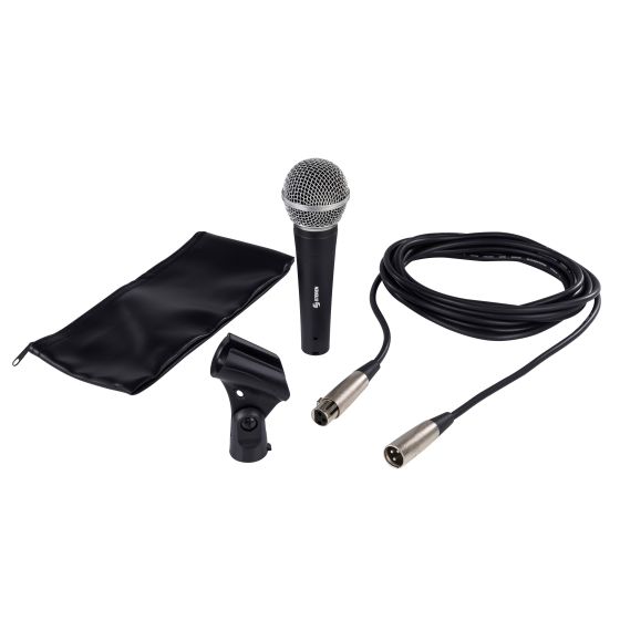 MIC-1058
Micrófono profesional para voz
Sonido superior para voz
• La solución profesional para cantantes, presentaciones en vivo o locución en cabina
• Recepción unidireccional
• Patrón cardioide uniforme que reduce el ruido de fondo no deseado
• Filtro que reduce los ruidos por el viento y la respiración
• Sin switch de encendido/apagado para evitar interferencias
• Cabeza esférica con rejilla metálica