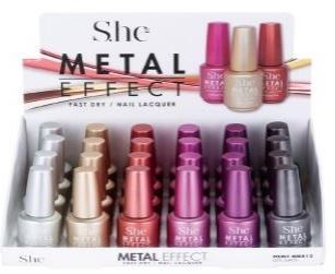 MN412
METAL EFFECT NAIL POLISH
