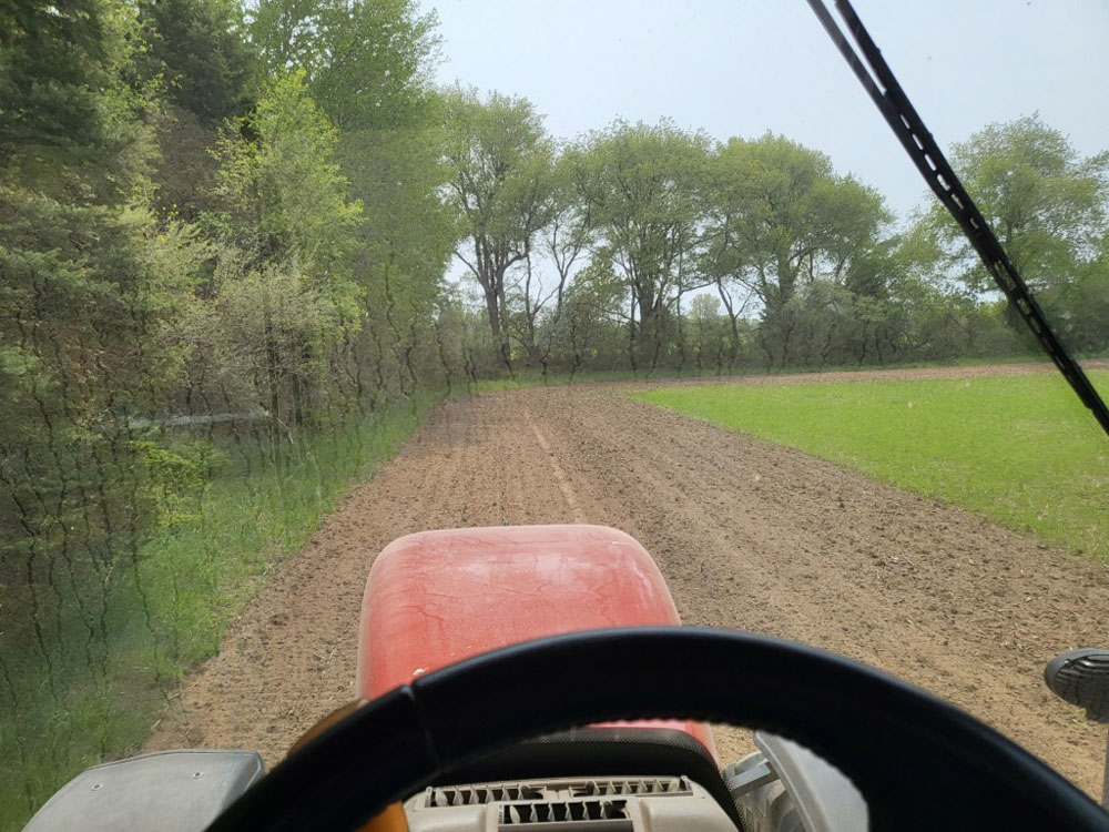 Organic Farmers happy to be in the field
