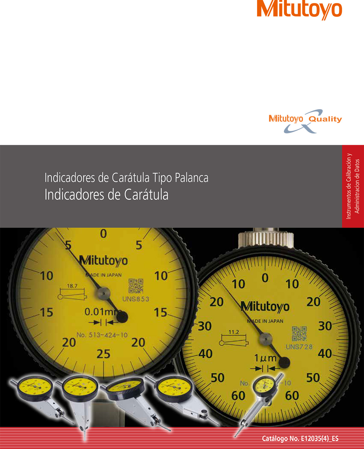 Indicadores de caratula tipo palanca SERIE 513-