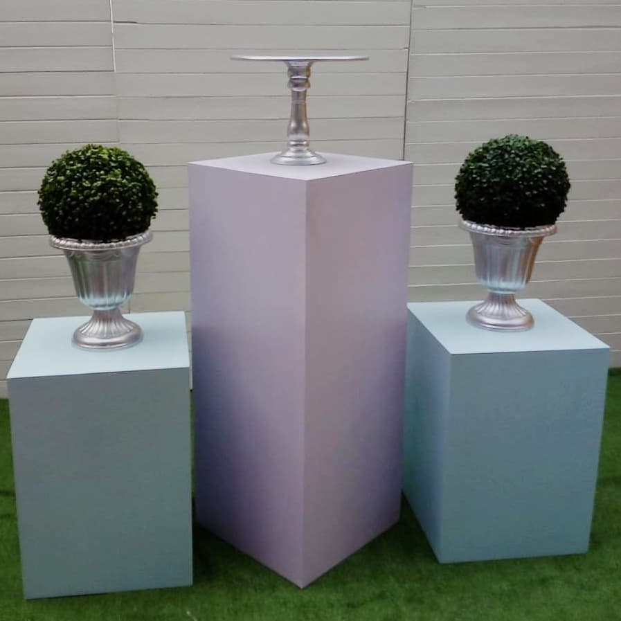 Kit 3 Cubos
1 Principal 80CM Altura
2 Pequeña 58cm Altura
Alquiler $ 150.000