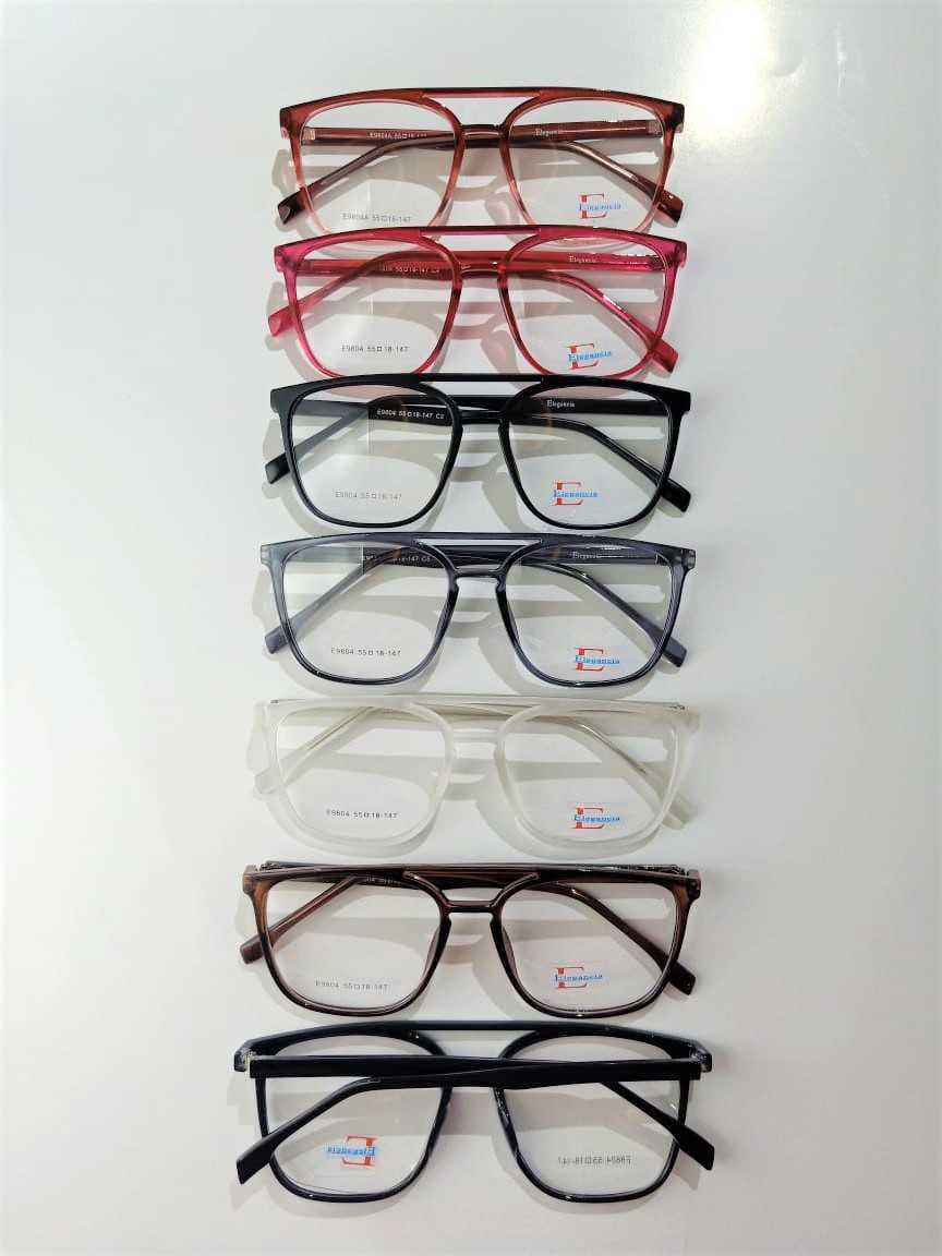 Modelo: E9804
Colores: Cafe, Rosa, Negro brilloso, Gris, Blanco y Negro mate