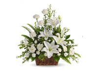 White Funeral Flowers