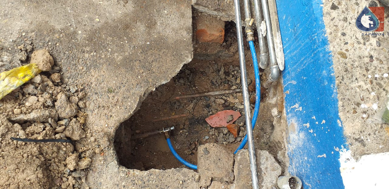 REPARACION DE FUGA DE AGUA EN C