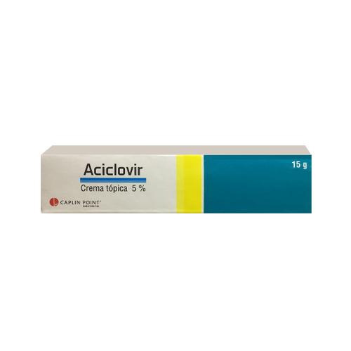 La crema de aciclovir se usa para tratar el herpes labial