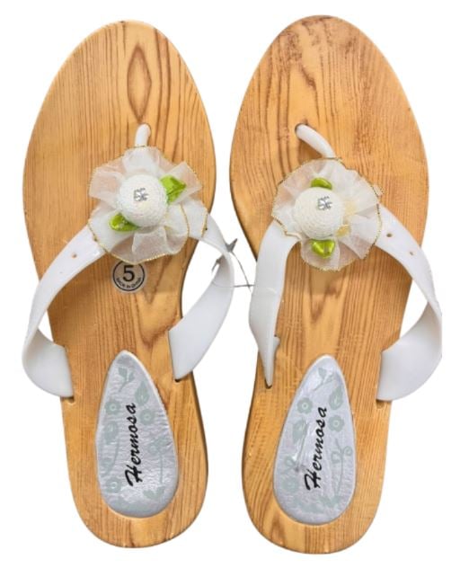 SDY-0010  POM FLOWER
WOMAN FLIP FLOP MIX COLORS
ASSORTED SIZES
48 CS/PK