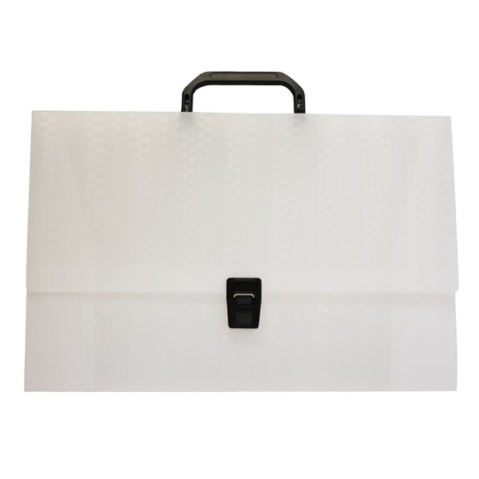 CAJA PORTADOCUMENTOS CON ASA BLANCO
CAJA PORTADOCUMENTO OFICIO
ARTÍCULO: PORTALIBROS
TIPO: CAJA PORTADOCUMENTOS
MARCA: OXFORD
TAMAÑO: OFICIO
MATERIAL: POLIPROPILENO