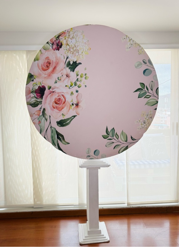 Circulo Efecto 3D Tematico
1.30m diametro x 2.20cm Altura
$80.000