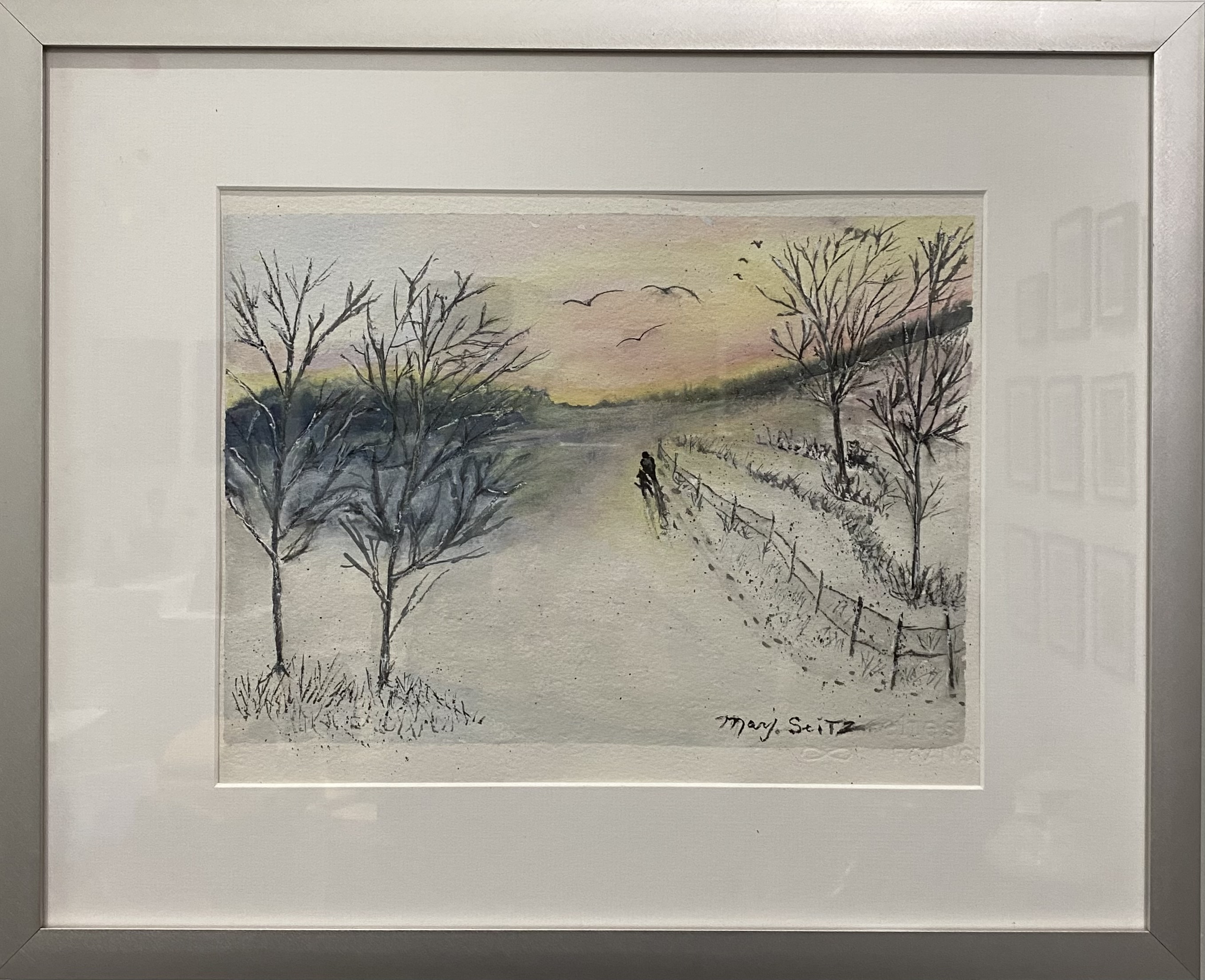 Winter Walk
Watercolor
13.5" X 9.5"
$125.