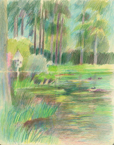 The Waterlily pond, Kew Gardens