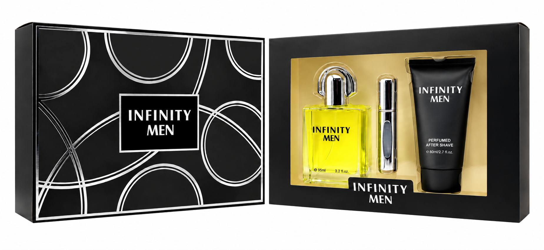 INFINITY 
3PC SETFOR MEN
12 SETS/CASE