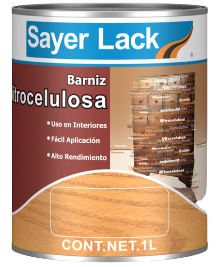 LACA INDUSTRIAL PIGMENTADA LI-01XX
Línea de lacas a base de nitrocelulosa, de alto rendimiento,
muy buen poder de pigmentación y concentración.
Libres de pigmentos con plomo.
USO
Laca de acabado brillante de color para aplicarse
sobre la madera directa o sobre fondos de nitrocelulosa,
poliuretano o poliéster, puede usarse como color base
en procesos con efecto veteado.
Para muebles de madera para uso en interiores.
CARACTERÍSTICAS
ACABADO: BRILLANTE
DILUIR: D-8000 250%
RENDIMIENTO TEÓRICO: 6 A 8 M2/L
APLICACIÓN: PISTOLA/BROCHA
PRESENTACIÓN LITRO
DISPONIBLE EN 14 COLORES DIFERENTES